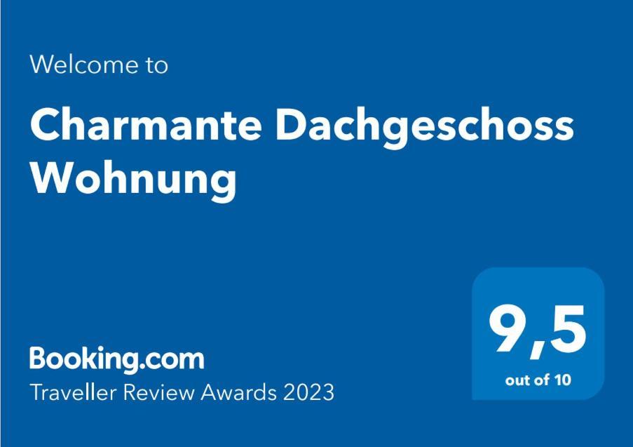 לייפציג Charmante Dachgeschoss Wohnung מראה חיצוני תמונה