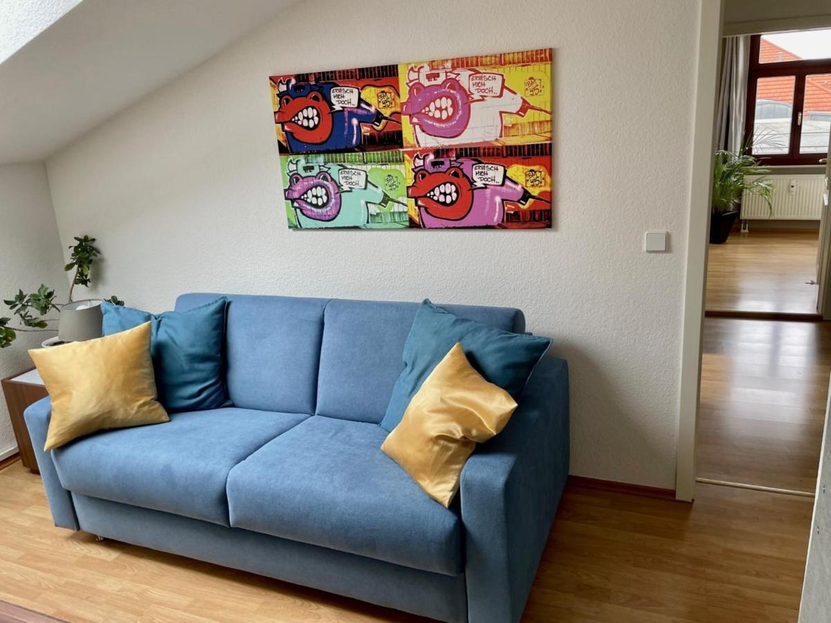 לייפציג Charmante Dachgeschoss Wohnung מראה חיצוני תמונה