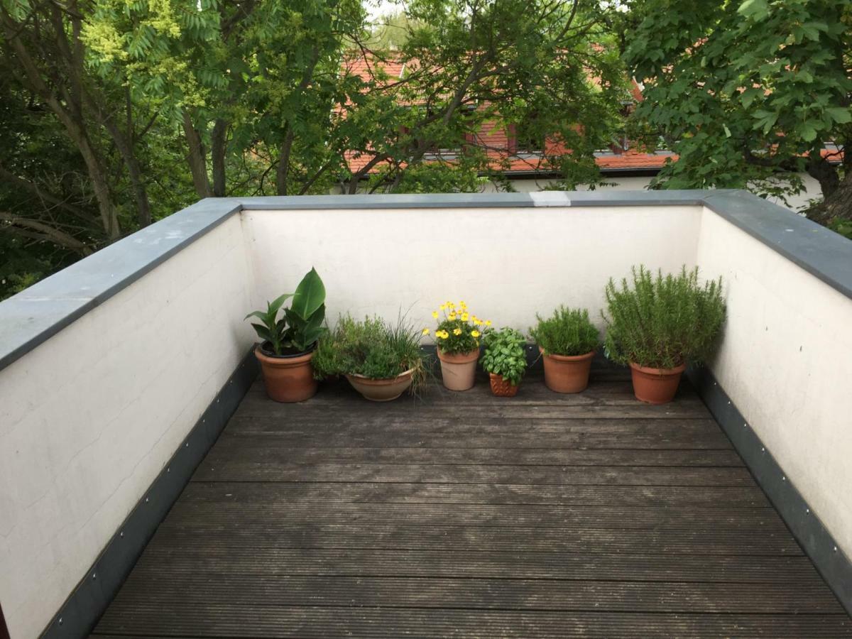 לייפציג Charmante Dachgeschoss Wohnung מראה חיצוני תמונה